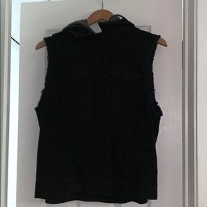 BDG Unisex Distressed Sleeveless Denim Jacket